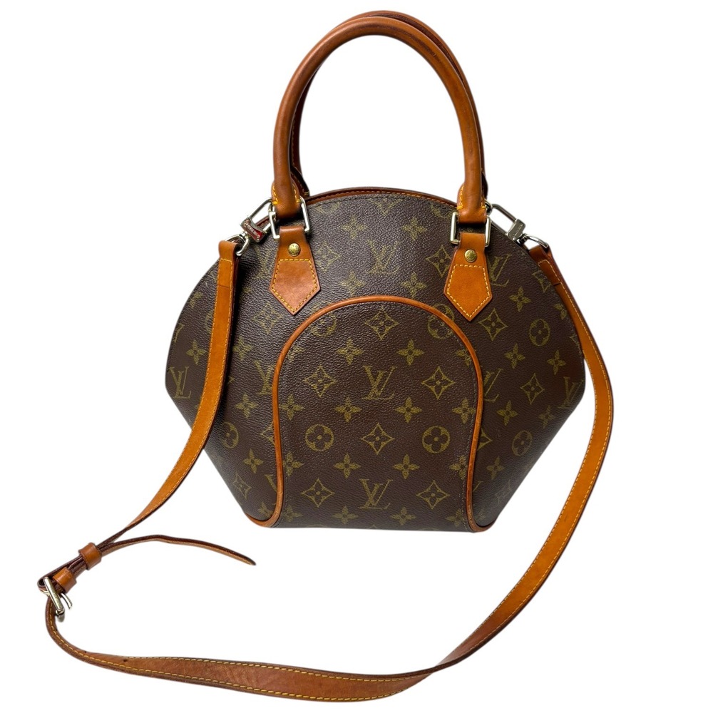 Vintage Louis Vuitton Ellipse PM Monogram Canvas Handbag Crossbody Strap SR1021
